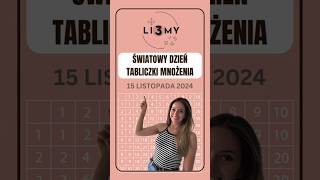 Światowy Dzień Tabliczki Mnożenia Li3MY tabliczkamnozenia [upl. by Anoo888]