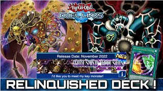 Relinquished Deck   NEW STRUCTURE Deck EX  YuGiOh Duel Links [upl. by Aihpled]