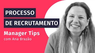 Processo de Recrutamento  Manager Tips 2 [upl. by Alysia]