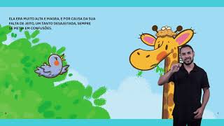 Libras  Gigi  A girafa desajeitada  Livro Infantil  DreamBook Editora [upl. by Uke]