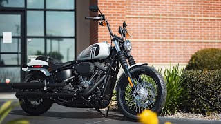 2021 HarleyDavidson Street Bob FXBBS Test Ride and Review [upl. by Sybila167]