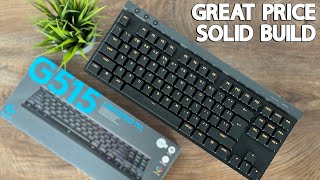 Logitech G515 LIGHTSPEED TKL Review  Goodbye G915 [upl. by Eilrak696]