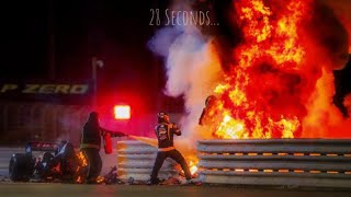 28 Seconds of Romain Grosjeans Death [upl. by Erlewine452]