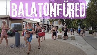 Balatonfüred  Tagore sétány  Vitorláskikötő 4k Ultra HD 60fps [upl. by Calendre]