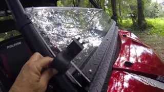 Polaris Ranger XP900 Folding Windshield Operation by wwwftdcabscom [upl. by Tiphany]