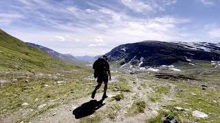 Hiking 105 kilometres in Kungsleden  From Abisko to Nikkaluokta in 5 days [upl. by Maynord]