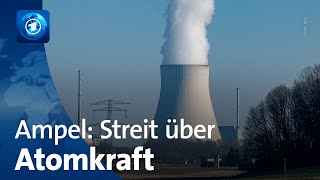 Energiesicherheit Bei Atomkraft weiter Differenzen in der AmpelKoalition [upl. by Ennyroc]