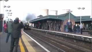 6024 King Edward I pelts through Didcot Parkway on the Bristolian Twice [upl. by Brunella448]