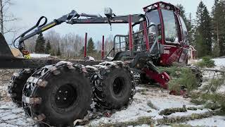 Kvistning med Husqvarna 540 XP Mark III och skotning med Alstor [upl. by Gardal275]