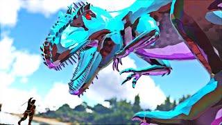 UM DINOSSAURO LEVEL 1000 PODEROSO INVADIU MEU ARK SUPER MODS DOMEI UM [upl. by Anitselec]