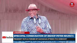 Uhuru Kenyattas Hilarious Speech In Embu During Episcopal Ordination Of Bishop Ndungu FULL SPEECH [upl. by Dranik]