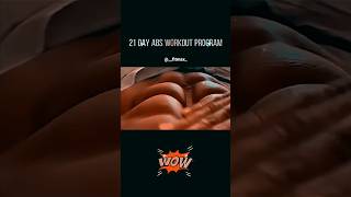 21 day Abs challengefitness fitnessmotivation respect viralvideo shortschallenge music shorts [upl. by Fillbert]