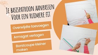 Pas je strakke basispatroon aan voor een ruimere pasvorm [upl. by Celin]