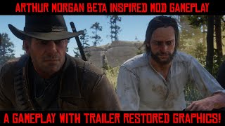 Paying a Social Call With Arthur Morgan Beta Inspired amp Restored Trailer Graphics  RDR2 Mods [upl. by Onin809]