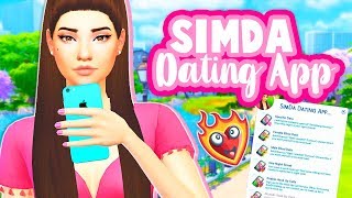 SIMDA DATING APP😍🔥  MOD REVIEW – THE SIMS 4 [upl. by Mages]