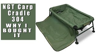 NGT Carp Cradle 304 Why I bought it Proper Care With A Cradle [upl. by Eidas]