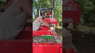 Epic Sawmill Fail Live to learn tipsandtricks sawmill failure tryagain homestead diy woods [upl. by Airol]