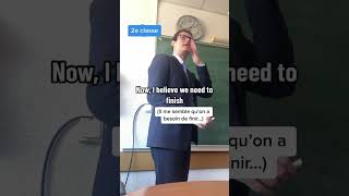 TEST day english teacher frenglish prof test learning prank jokes students exam humour [upl. by Notgnilliw]