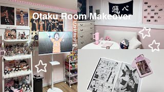 Otaku Room Makeover꩜ ᐟ🎀🍥 [upl. by Elrae]