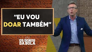 Neto se emociona com vaquinha para quitar Arena Corinthians e diz “Também vou doar” [upl. by Evan]