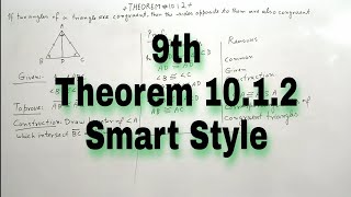 Theorem 1012 class 9 SSC I 2020 [upl. by Ayardna570]