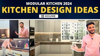 modular kitchen 2024 I Modular Kitchen designs  Wet  Dry for Small Kitchen by Houmeindia [upl. by Ikkir]