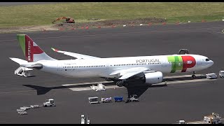 TAP Air Portugal Airbus A330941 at Lajes Terceira Island Azores [upl. by Anairda985]