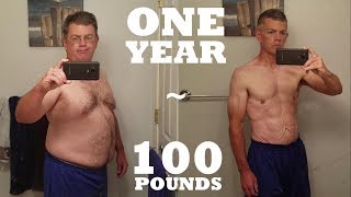 1 Year Weight Loss Transformation  Mind amp Body Transformation [upl. by Busby]