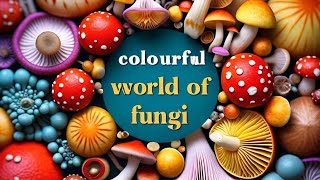 Kingdom fungi a world full of colour and variations botany microbiology shorts [upl. by Carmel]