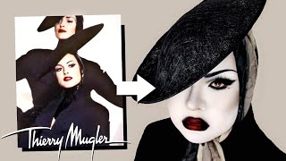 A Shironuri Makeup Transformation into Thierry Mugler  Shironuri 白塗り Ep 2 [upl. by Naltiac]