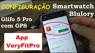 Configuração Smartwatch GLIFO 5 PRO  App VeryFitPro  E Como Colocar Foto na Tela do Relógio [upl. by Irreg200]