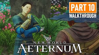 New World Aeternum Playthrough Part10  Main Quest Walkthrough  Hiro6T [upl. by Iris950]