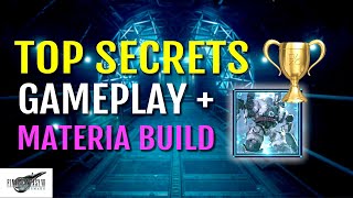 Materia Build  Gameplay Top Secrets Shinra Combat Simulator  FF7 Remake [upl. by Mobley316]