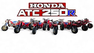 Honda ATC 250R Collection 81 82 83 84 85 86 and 87 [upl. by Vasya810]