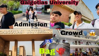 Galgotias University  collage vlog Galgotias University tour Admissions 2023Exploring university [upl. by Abad]