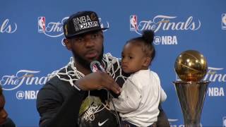 LeBron James Postgame Interview 1 ¦ Cavaliers vs Warriors Game 7 ¦ June 19 2016 ¦ NBA Finals [upl. by Noitsirhc375]