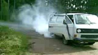 VW Transporter 16td Burnout after 11 years without running [upl. by Ibib]