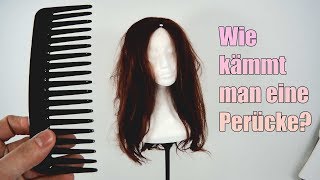 Wie man eine Perücke kämmt  Ladieshairde [upl. by Eisset]