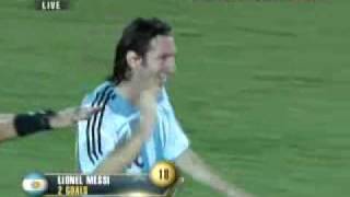 MESSI GOLAZO COPA AMERICA 2007 ARGENTINA3 VS MEXICO0 MESSI [upl. by Atteniuq]