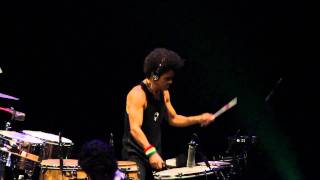 Percussionista Reppolho no show de Moraes Moreira  Sesc Pinheiros  Mar2011 [upl. by Malliw]