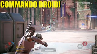 Star Wars Battlefront 2  Commando droid vibro blade fanatic [upl. by Airdnna905]