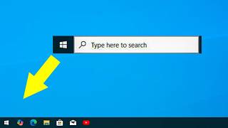 Search Box Missing From Taskbar  How To Fix [upl. by Ball]