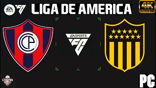 CERRO PORTEÑO VS PEÑAROL  LIGA DE AMERICA FC 24 [upl. by Eimilb825]