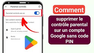 Comment supprimer le contrôle parental sur un compte Google sans mot de passe 2024 [upl. by Lesh]