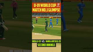 INDIA U19 VS BANGLADESH U19  SECOND INNINGS GLIMPSE  REAL CRICKET 24  NASIR MANIA 👽 [upl. by Camala]