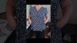 Womens Summer Chiffon Blouses VNeck Tunic Tops for Leggings amp Casual Outfits [upl. by Merrow391]