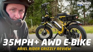 2023 Ariel Rider Grizzly Insane 35MPH AWD EBike Reviewed [upl. by Caroline794]