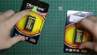 OKcell 9V 800mAh USB Rechargeable Lipo Battery from Banggood [upl. by Oilenroc162]