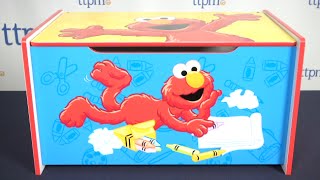 Sesame Street Elmo Toy Box Review [upl. by Htebezile]