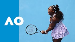 Qiang Wang vs Serena Williams  Match Highlights 3R  Australian Open 2020 [upl. by Eymaj]